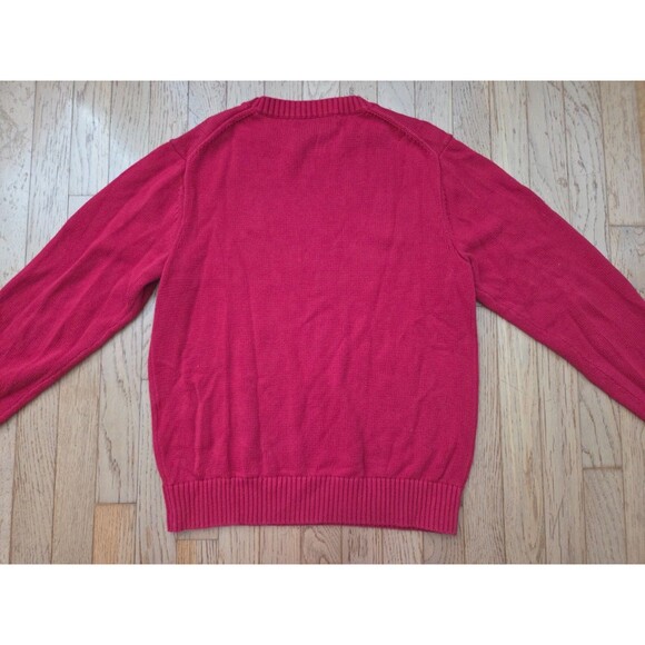Vineyard Vines Men's Long Sleeve Red Crew Neck Pullover Sweater Size S - Picture 3 of 5